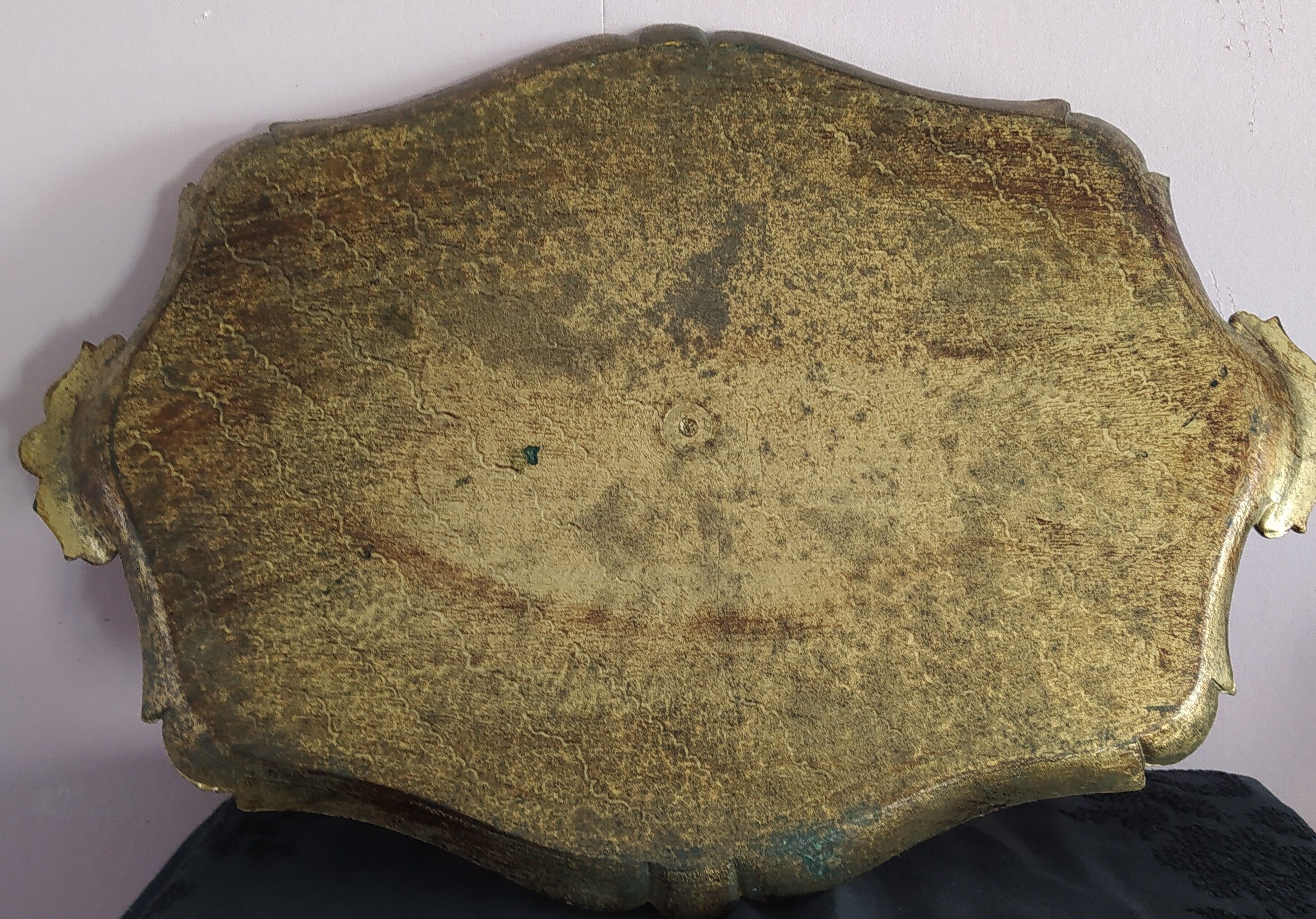 Venetian gilded wood tray