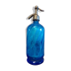 Siphon old blue glass
