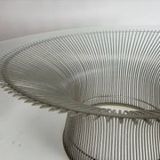 Coffee Table in Steel and Glass from Warren Platner, 1962