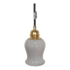 Suspended glass lantern in antique style