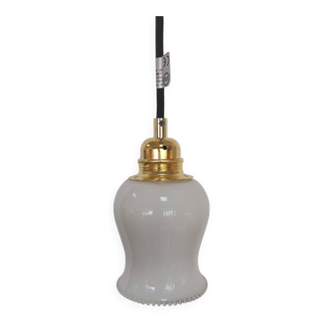 Suspended glass lantern in antique style