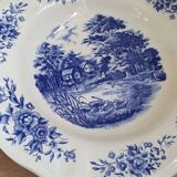 Ensemble de 5 assiettes en porcelaine de Sarreguemines