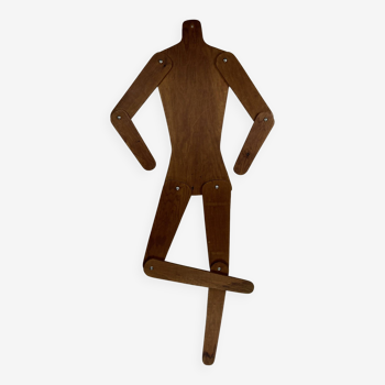 "Pine" life-size adjustable store or shop wall mannequin, 1970s ( 160 cm )