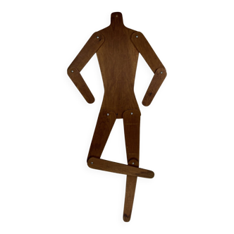 "Pine" life-size adjustable store or shop wall mannequin, 1970s ( 160 cm )