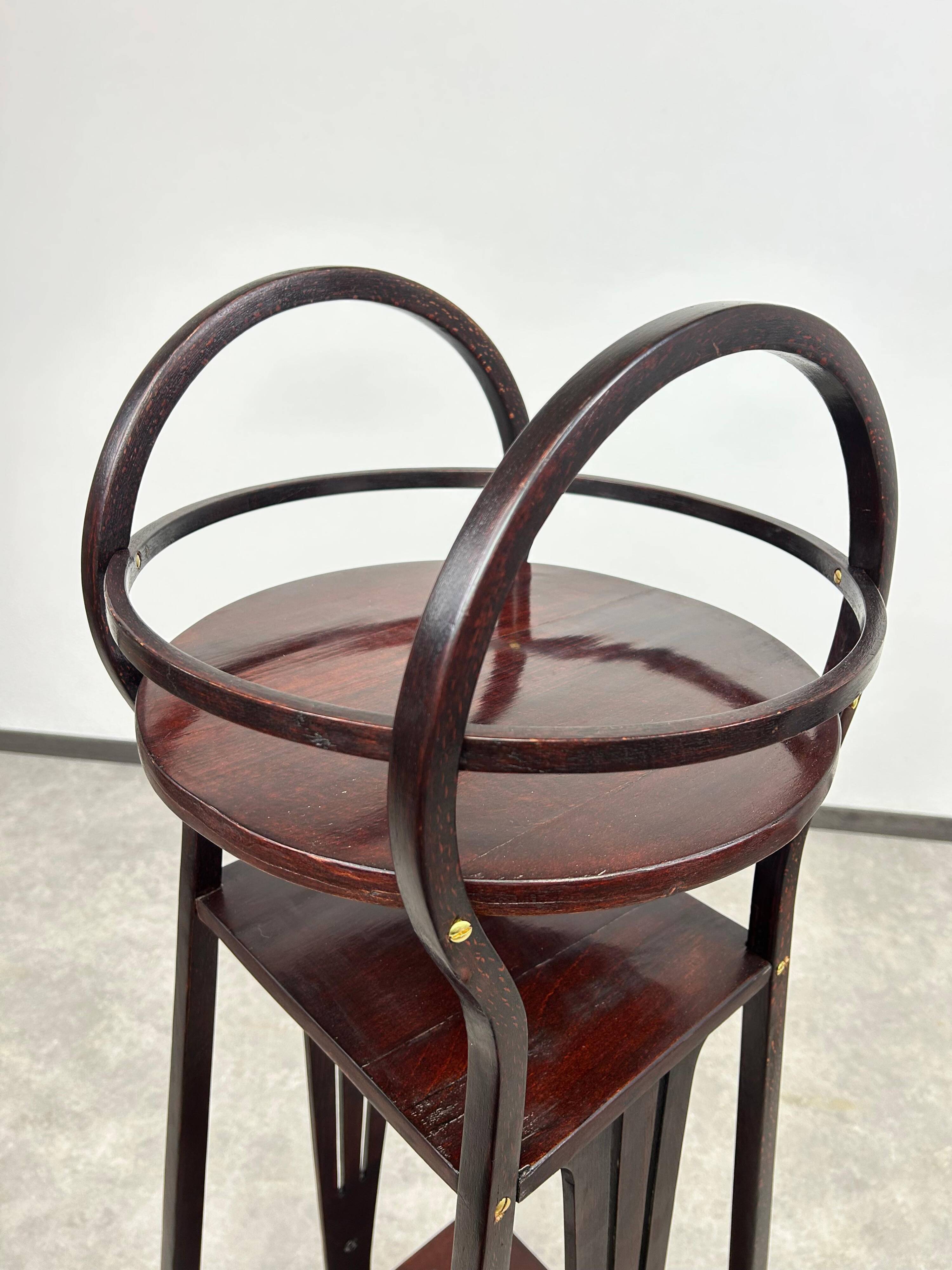 Plant stand Secession no.9532 by architect Marcel Kammerer for Thonet