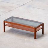 Scandinavian coffee table in teak 112cm