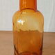 Amber glass pharmacy bottle