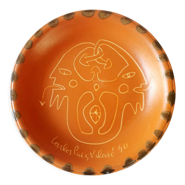 Decorative dish Carlos Paez Vilaro