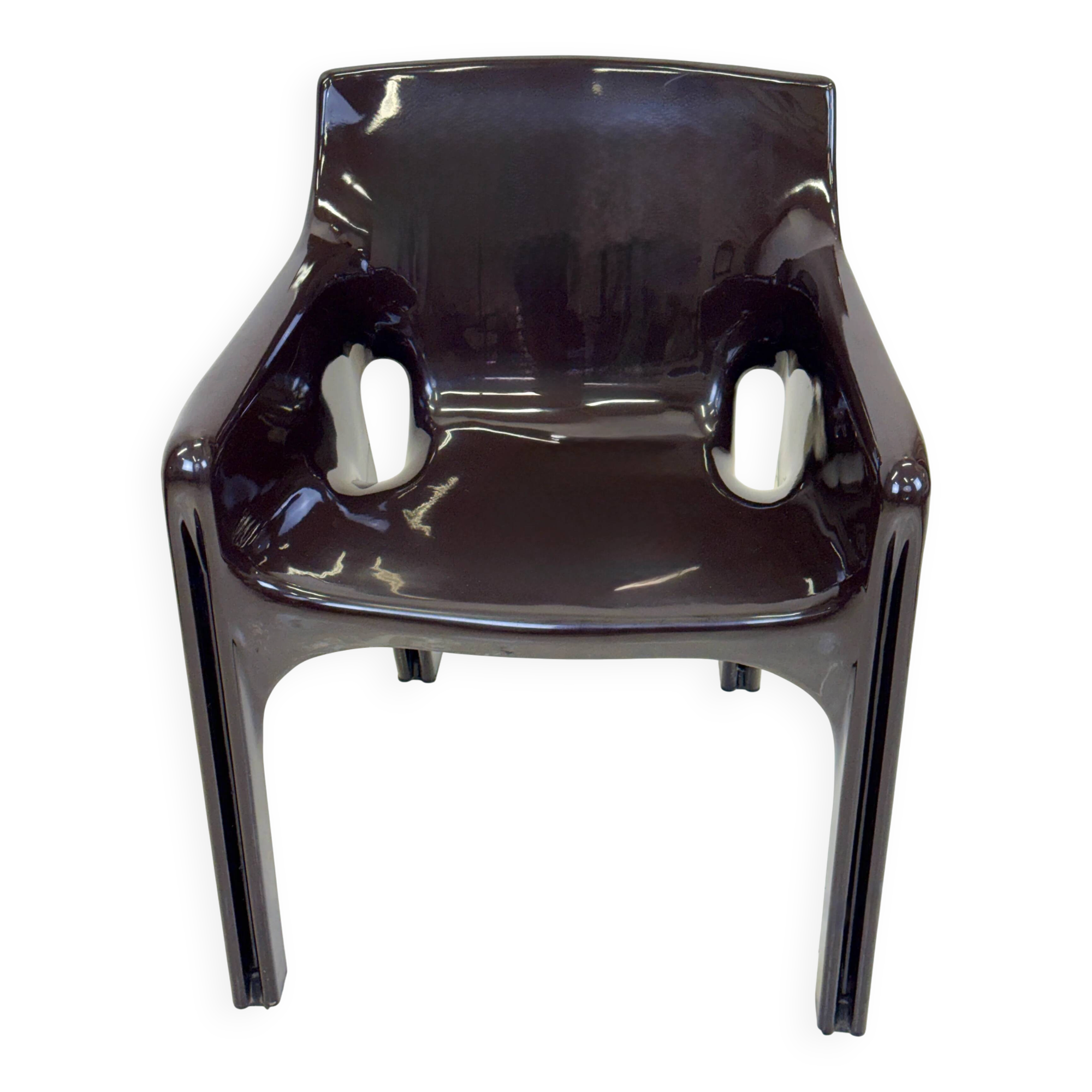 "Gaudì" Armchair Chocolate – Magistretti for Artemide, Italy, 1970