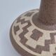 Ceramic sun / large vase with geometric pattern by Gmundner Austria, 1970s.