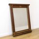 Antique Mirror in oak crossway frame