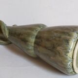 Slurry soliflora vase with stem enamel Art-Nouveau early twentieth century