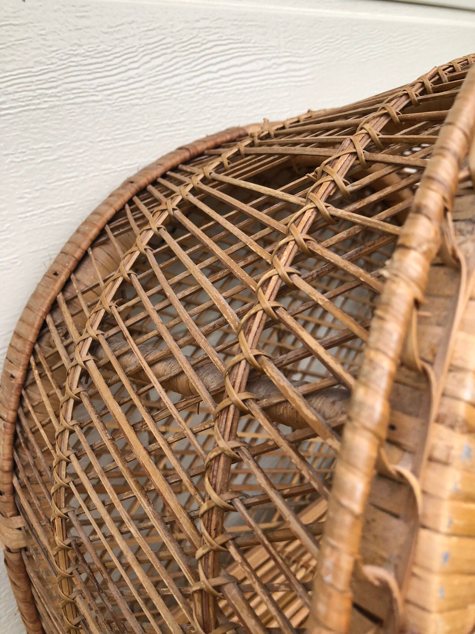 Vintage rattan  shelf