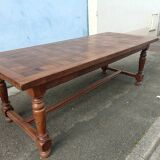 Grande table de ferme chene