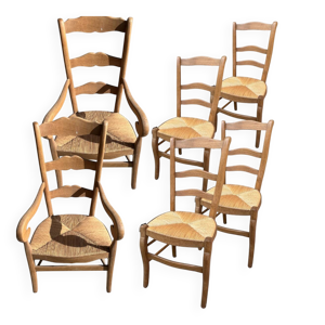 Chaise et fauteuils en