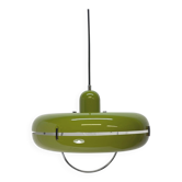 Green hanging lamp, Licht Studio, Italy 1970s
