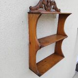 Antique solid wood wall shelf