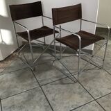 Paire de chaises (de camping) vintage  des années 60/70
