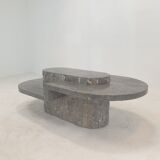 Magnussen Ponte Mactan Stone or fossil stone coffee table, 1980s