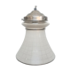 Sixties frosted glass hanging lamp