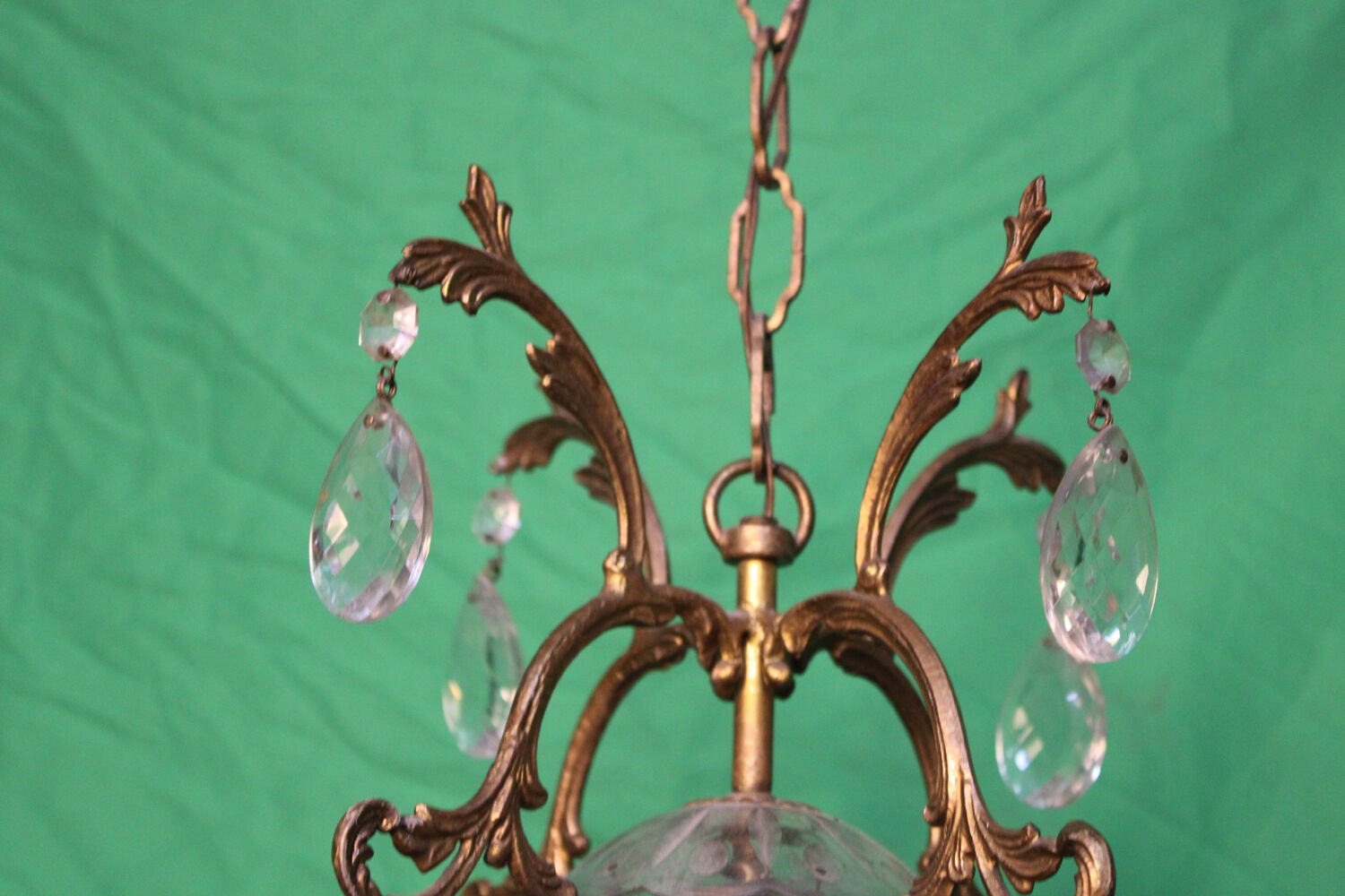 Louis XV style gilt bronze chandelier C.1900 France