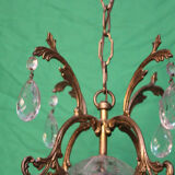 Louis XV style gilt bronze chandelier C.1900 France