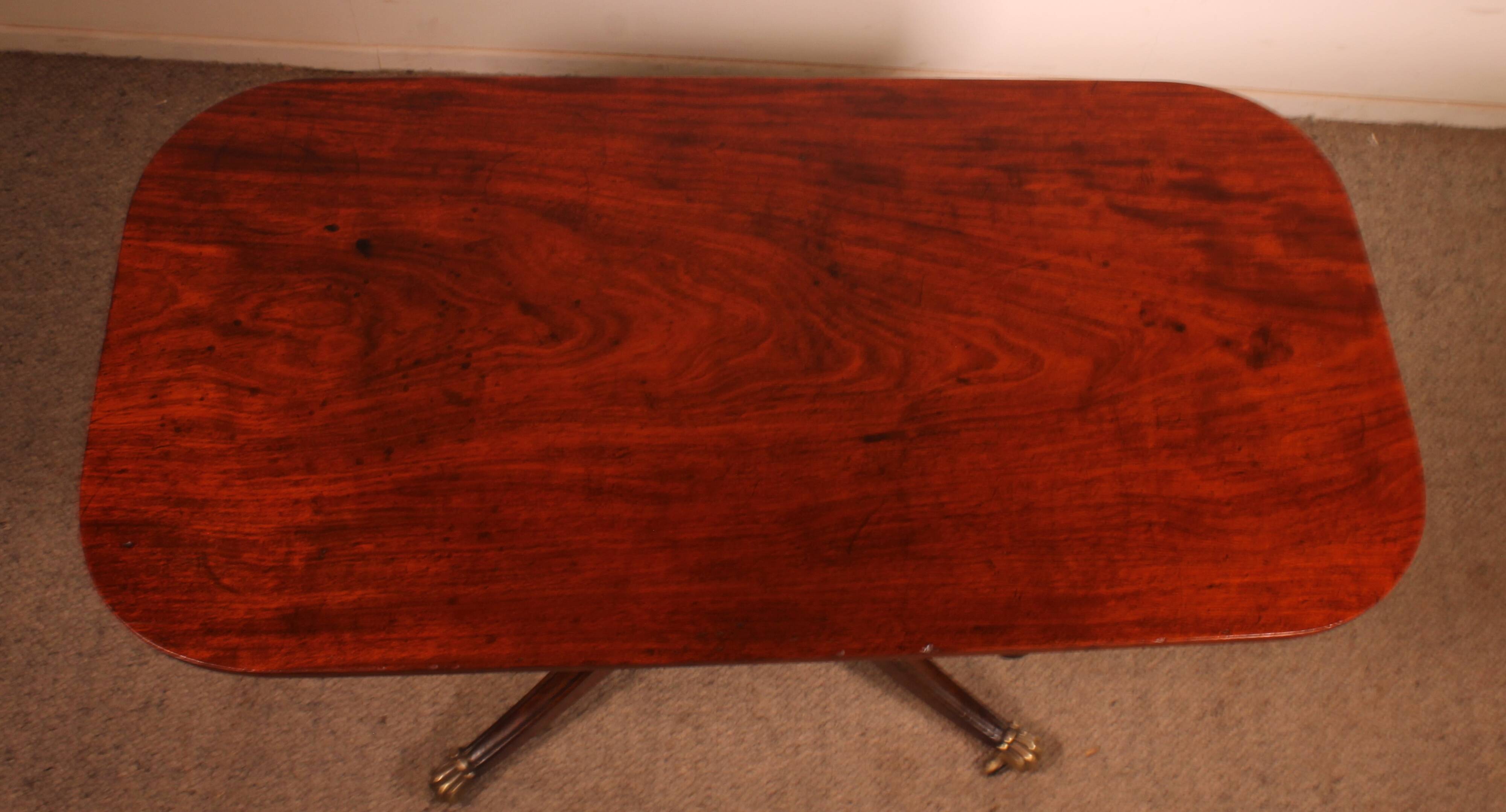 English mahogany console - 18th century