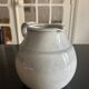 large blue ceramic pitcher