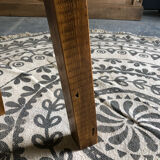 Tripod stool made of wood and water hyacinth