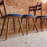 4 chairs bistro 70"s