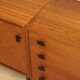 Vintage sideboard in wood and metal, 1960s
