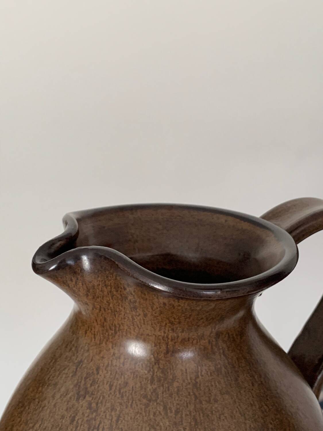 Vintage pitcher made on the wheel