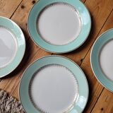 Set of 4 Senlis Luneville flat plates