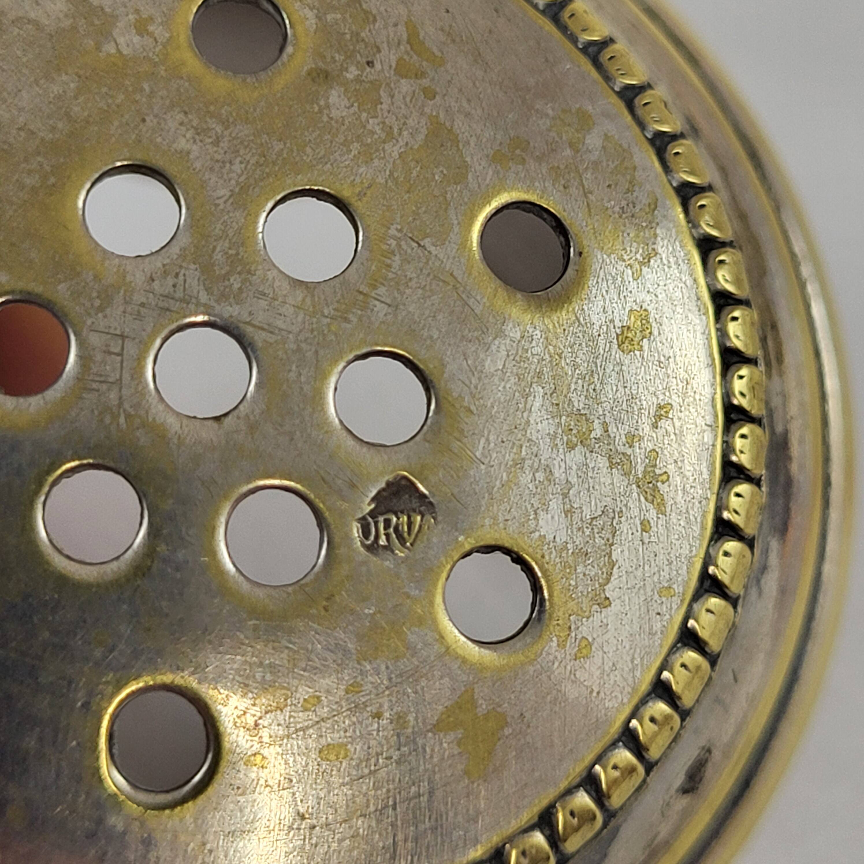 Crystal & silver metal shaker