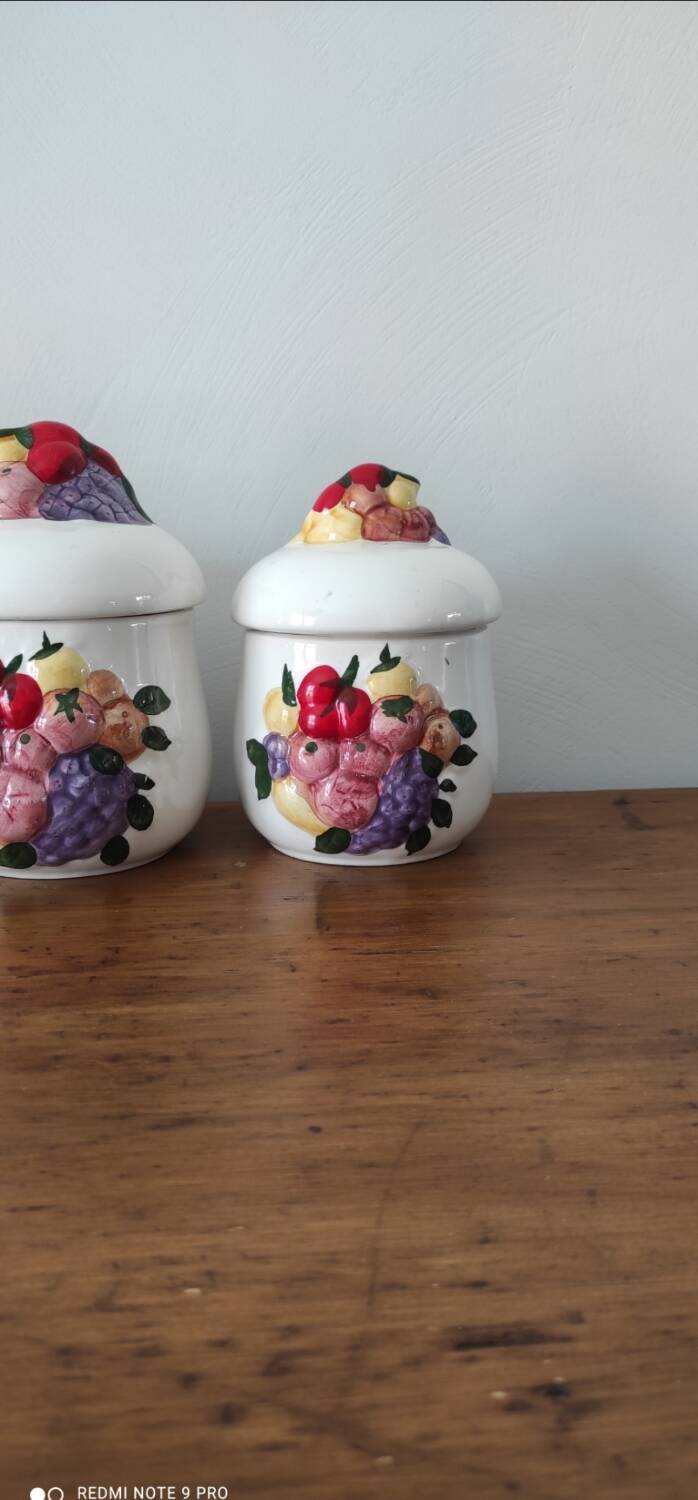 Barbotine Kitchen Pot Set