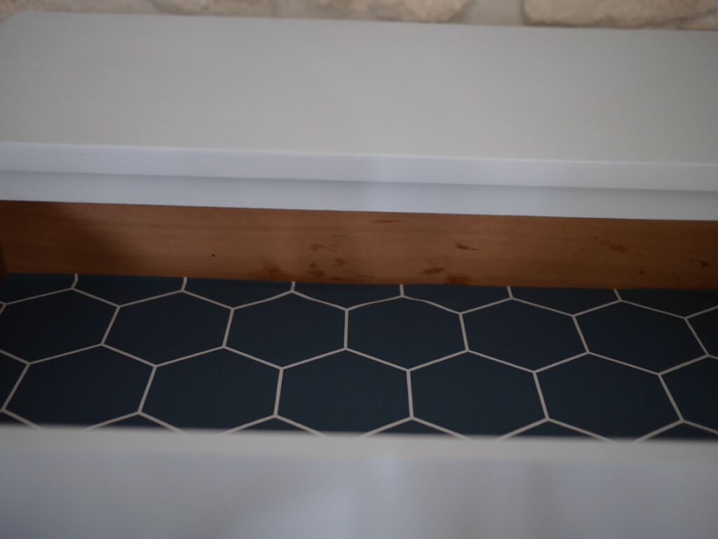 Green vintage Dresser and wood