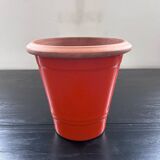 Cache pot vintage orange