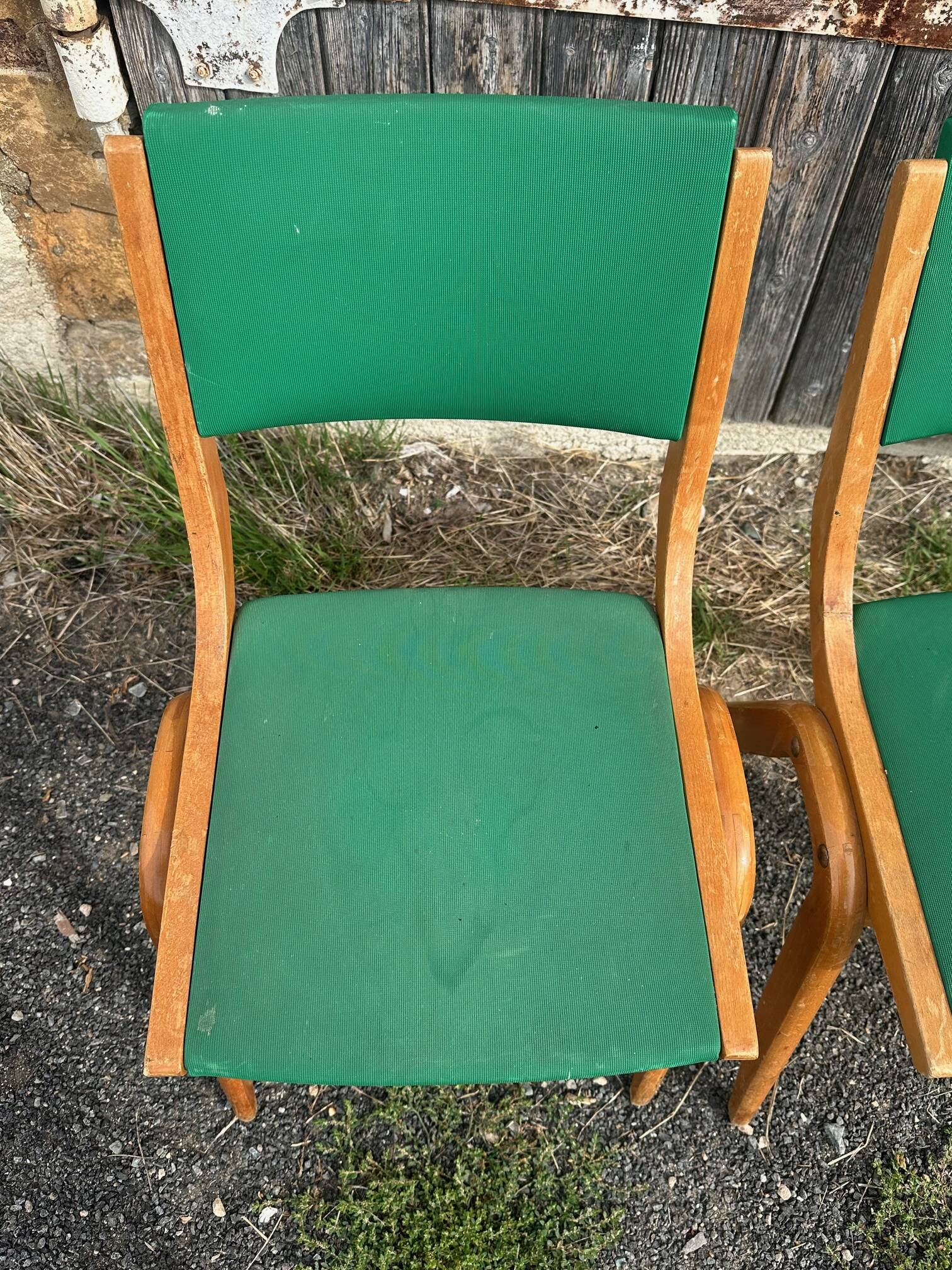 Deux chaises Boomerang