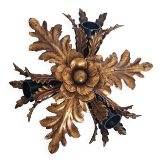 Banci gold-plated tole luminaire