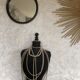 70s round mirror - 40cm