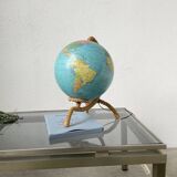 Luminous terrestrial globe Tarride Audoux and Minet