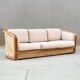 Maugrion rattan sofa for Roche Bobois, 1980s