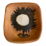 Vintage ceramic plate flower