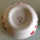 Two white bowls with floral decor in Limoges SD porcelain / vintage 60-70