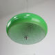 Italian mid-century green glass pendant lamp