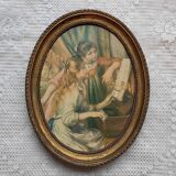 Vintage framed printing