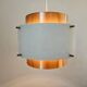 Rare Midcentury Pendant in style of Jo Hammerborg, Denmark, 1970s