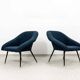 Space age Köln1, VEB Sitzmöbelwerke, Germany, 1970s, set of 2