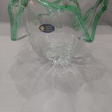 Murano blown crystal vase