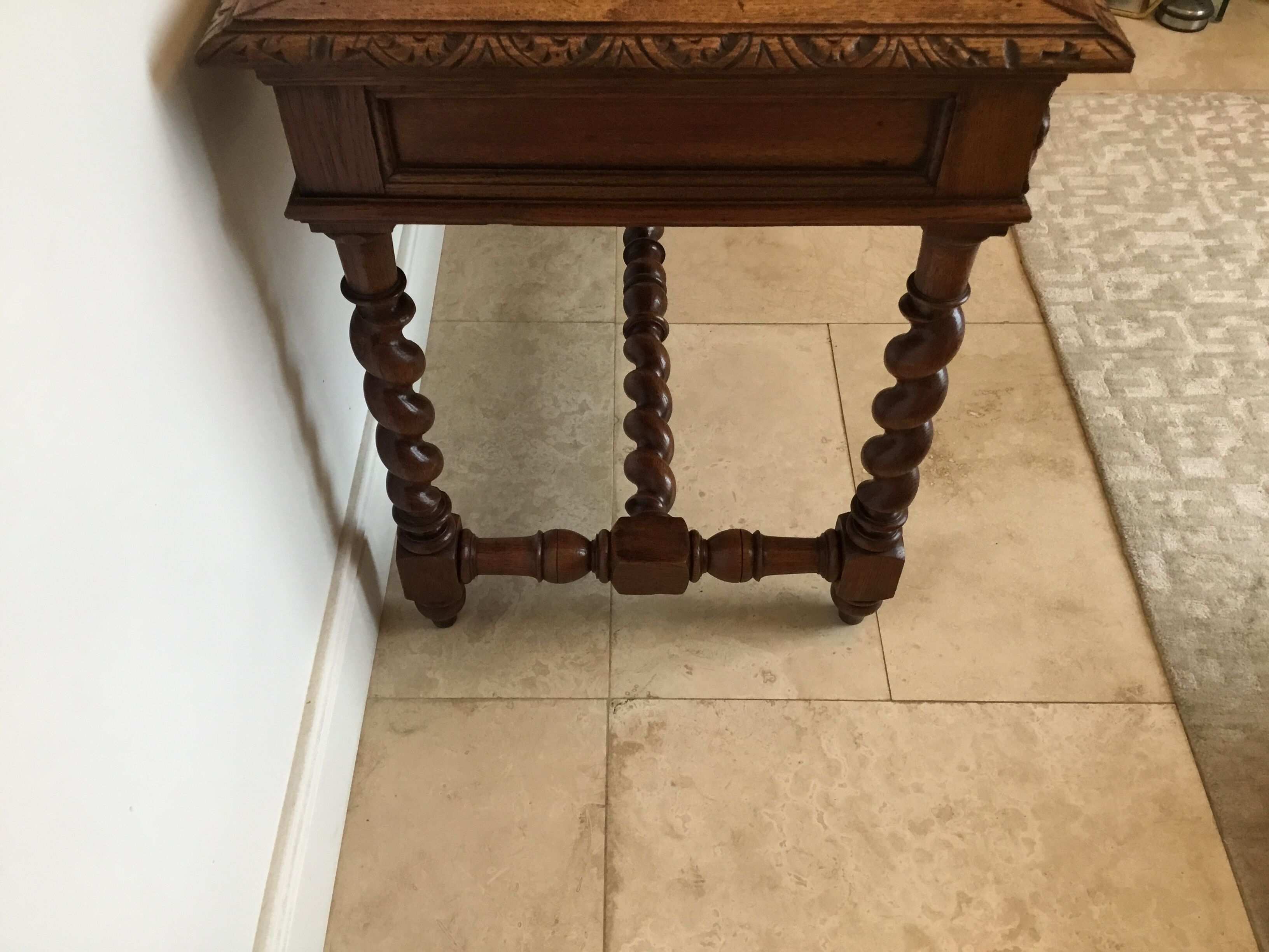 Louis XIII style office, feet turned